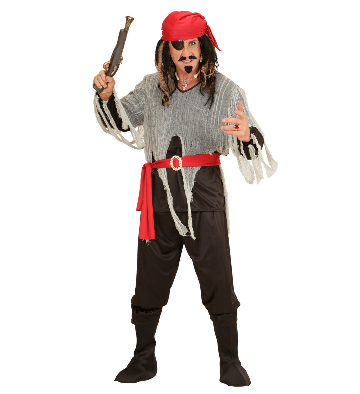 Pirate  Shirt, Pants, Belt, Boot Covers, Bandana 