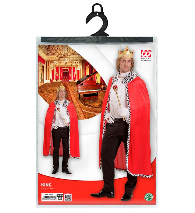 King'S Cape & Crown - 120 Cm