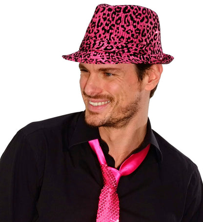 Animalier Sequined Fedora 2 Colors Assorted