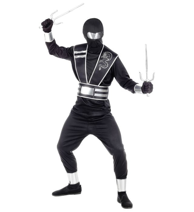 Mirror Ninja  Coat, Pants, Tabard With Belt, Arm Guards, Leg Guards, Gloves, Mask 