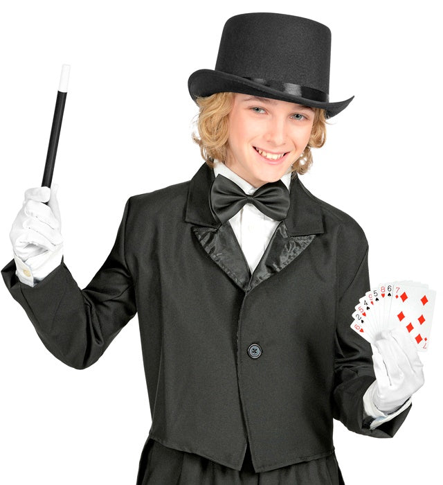 Magician  Top Hat, Gloves, Magic Wand 