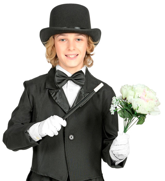 Magician  Top Hat, Gloves, Magic Wand 