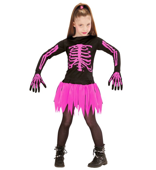 Ballerinia Skeleton  Shirt, Skirt, Gloves 