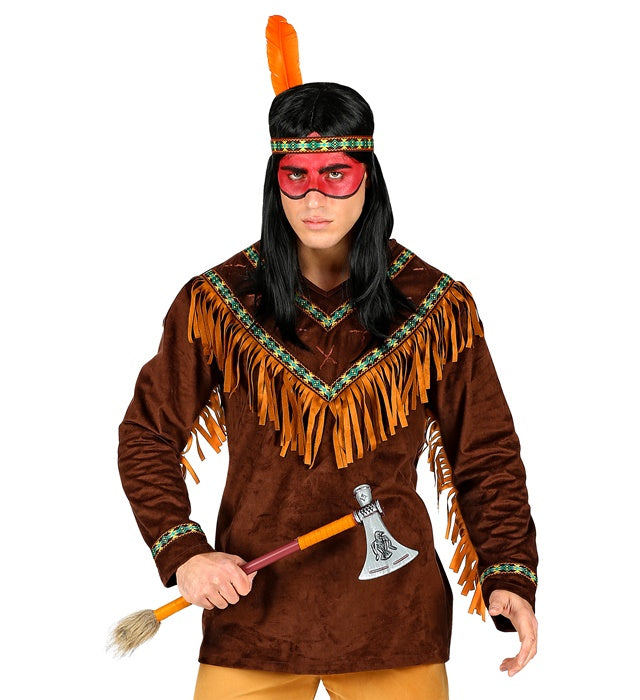 Native Indian  Coat, Headband With Feather 