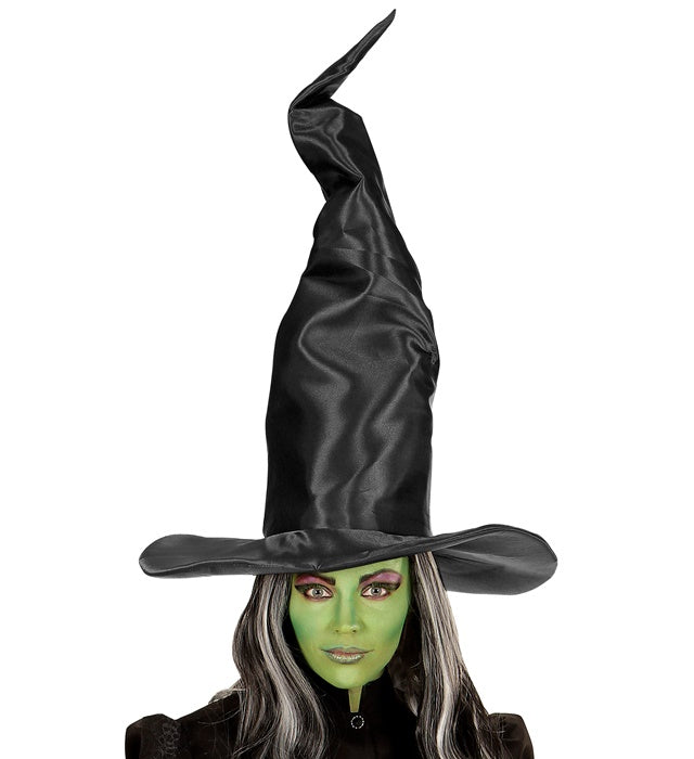 Extra Tall Bendable Satin Witch Hat