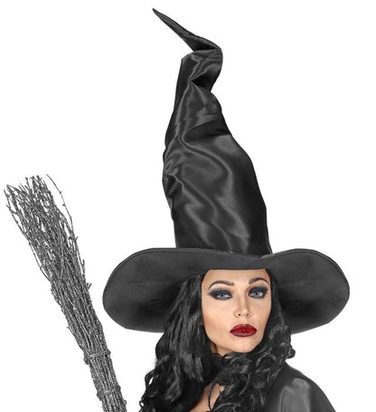 Extra Tall Bendable Satin Witch Hat