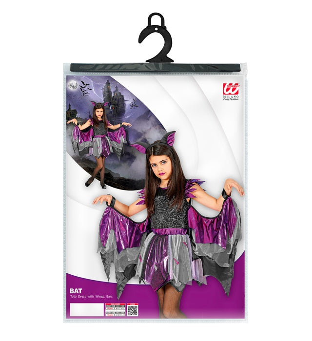 Bat  Tutu Dress With Wings, Ears 