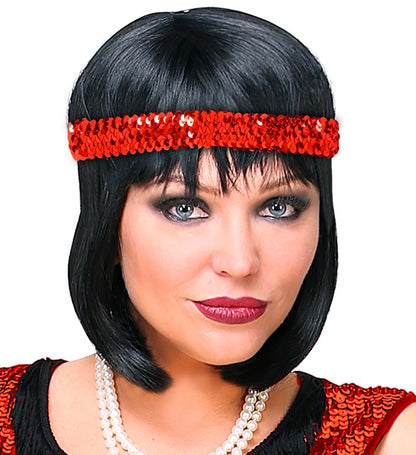 Red Sequin Headband