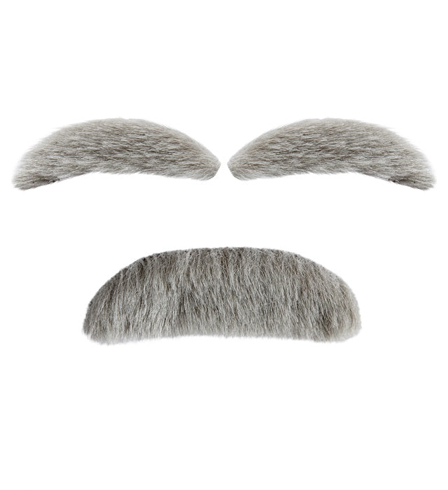 Old Man Set  Eyebrows & Moustache 