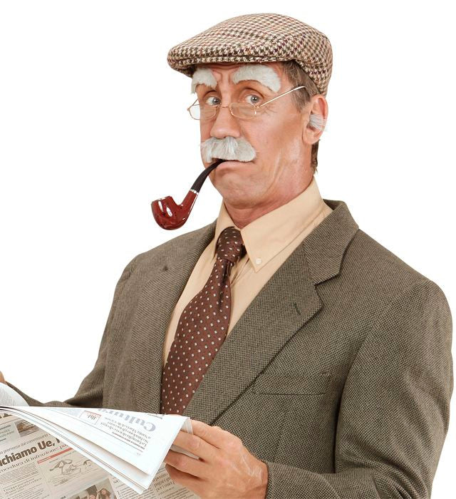 Old Man Set  Eyebrows & Moustache 