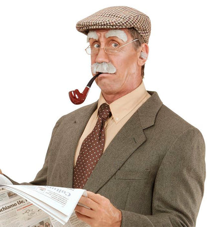 Old Man Set  Eyebrows & Moustache 