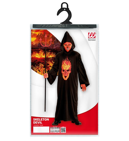 Skeleton Devil  Hooded Robe 
