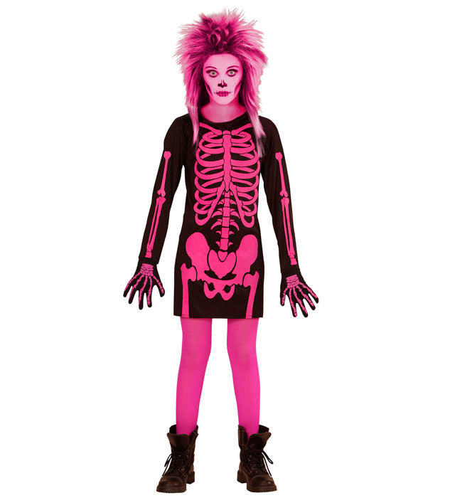 Pink Skeleton  Dress 