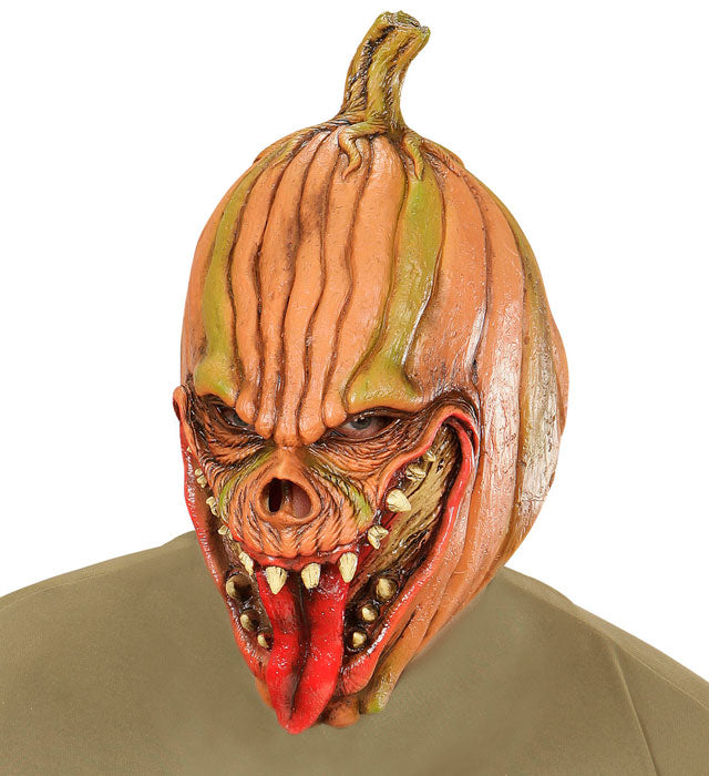 Evil Pumpkin 3/4 Mask