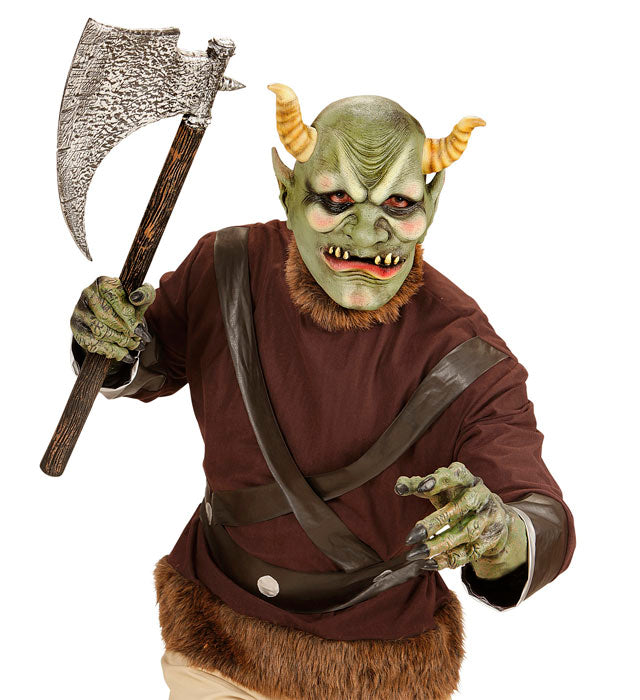 Evil Orc Full Head Mask