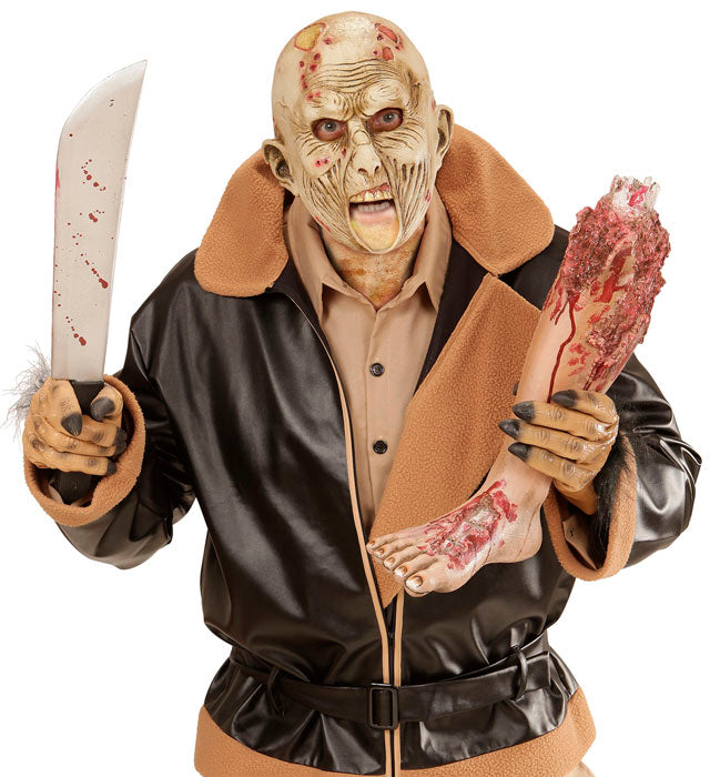 Zombie 3/4 Open Mouth Mask For Children