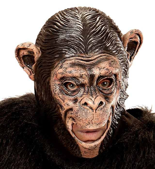 Chimpanzee 3/4 Open Mouth Mask For Children
