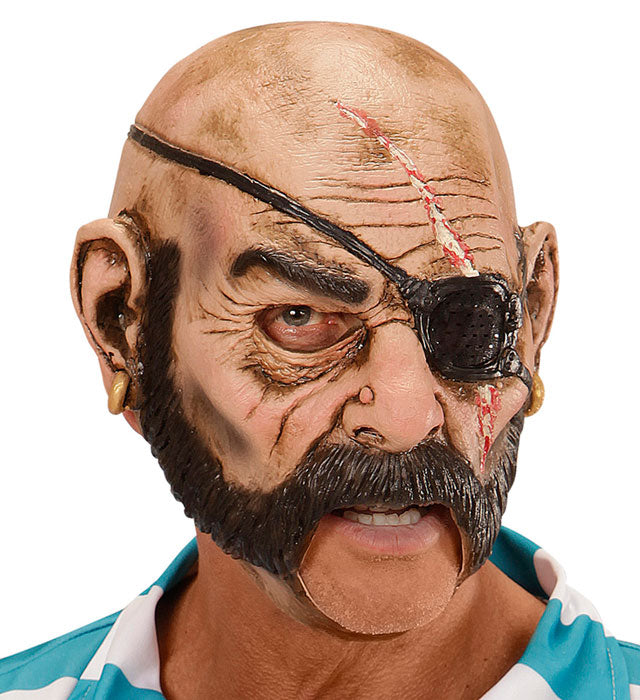 Pirate 3/4 Open Mouth Mask For Children