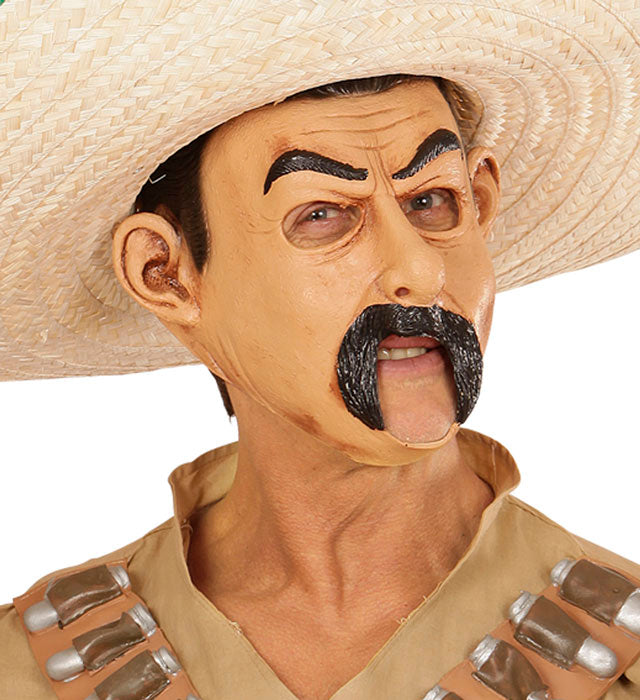 Mexican 3/4 Open Mouth Mask