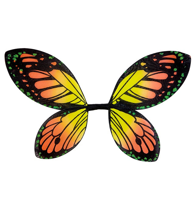Black-Orange-Yellow Butterfly Wings Child Size 66X38 Cm