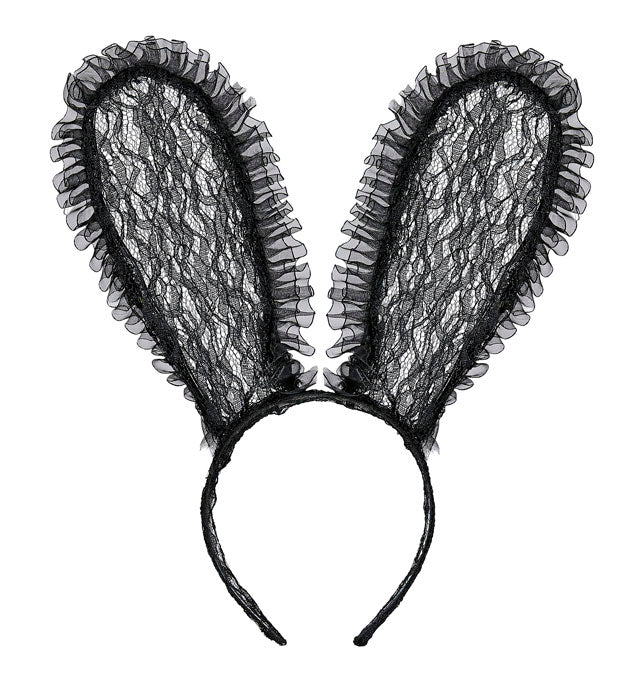 Black Lace Bunny Ears