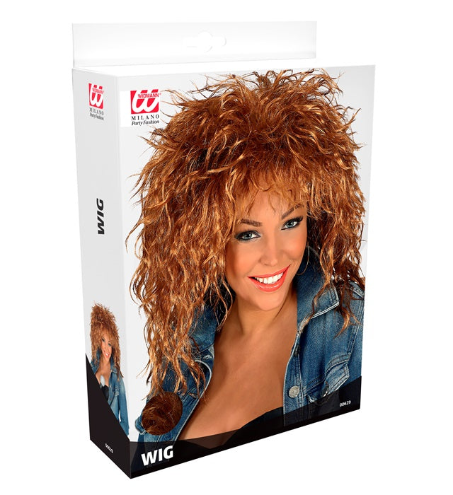 80S Rock Star Wig In Box