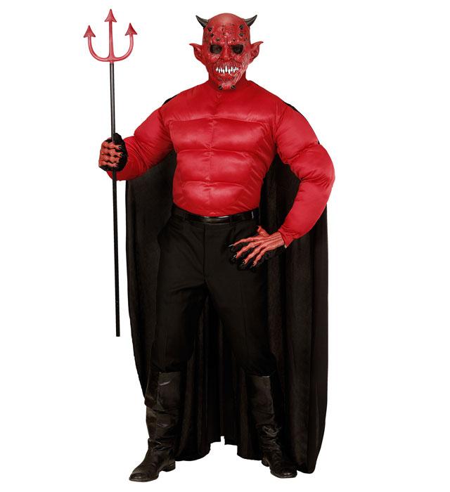 Devil  Muscle Shirt, Cape 