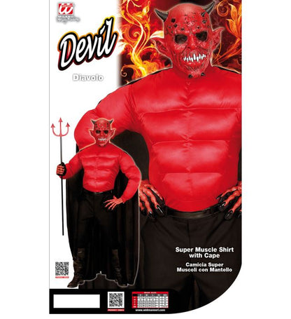 Devil  Muscle Shirt, Cape 