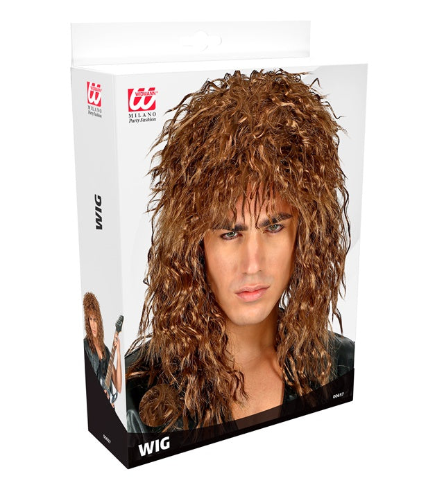 80S Rock Star Wig In Box