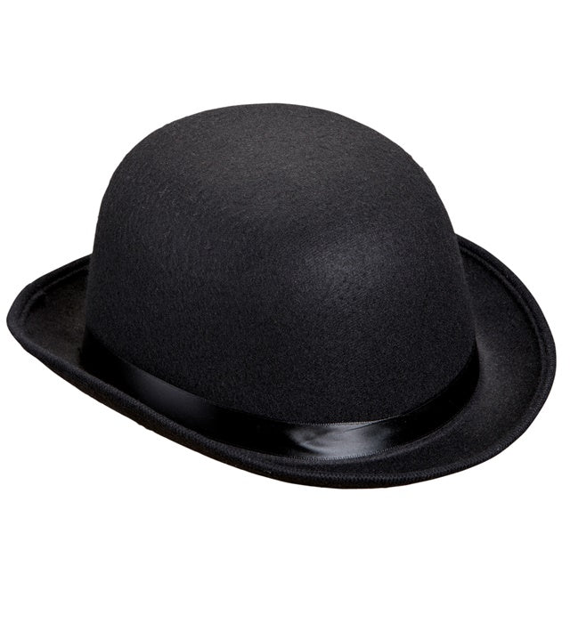 Deluxe Bowler Hat In Thick Felt