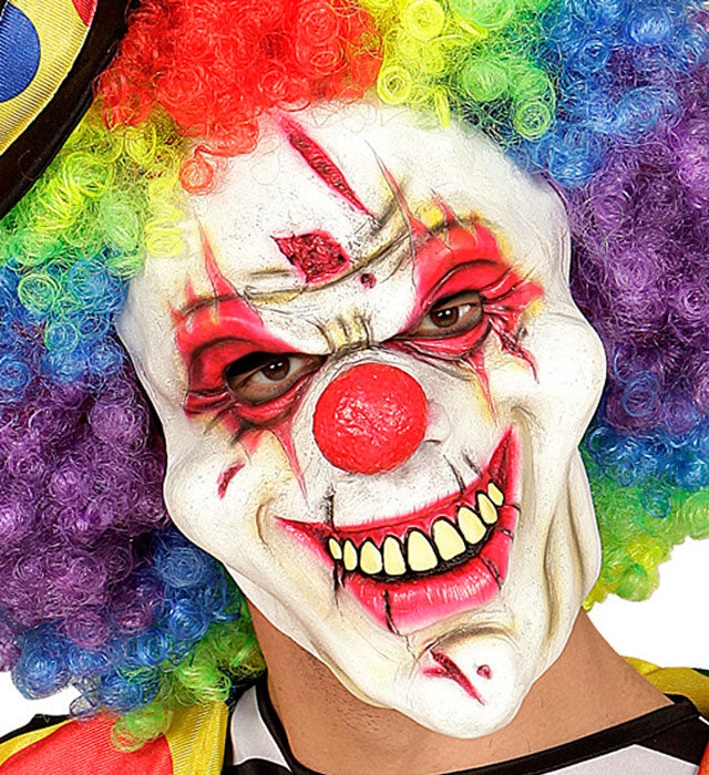 Killer Clown Half Face Mask