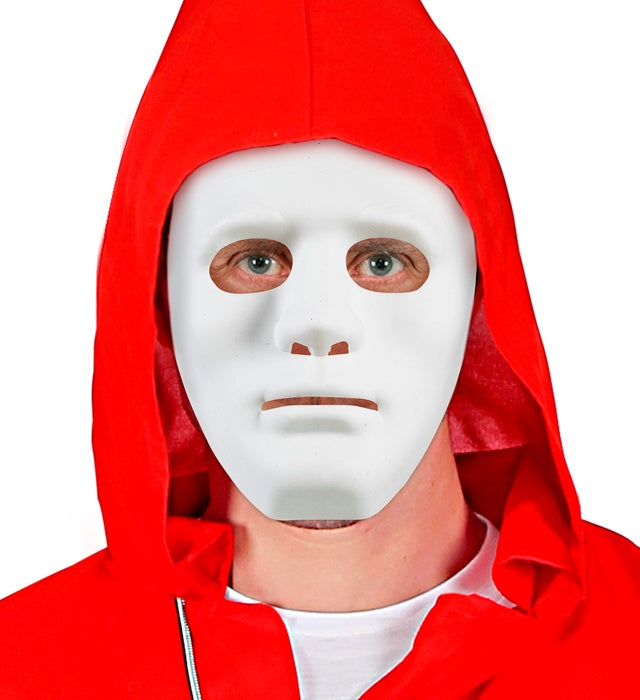 White Anonymous Mask