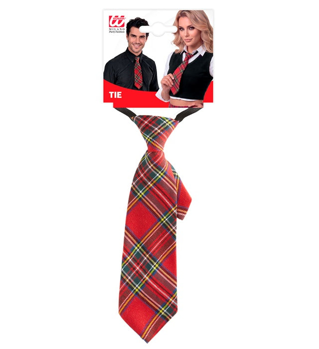 Red Tartan Necktie