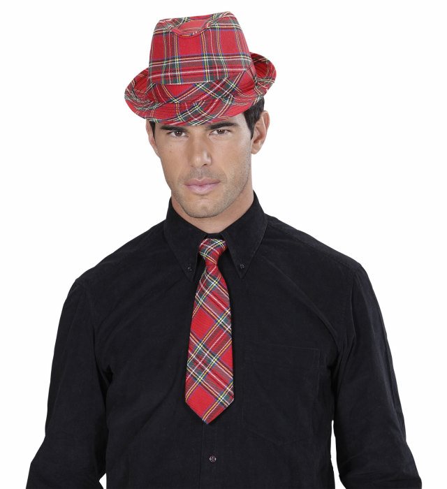 Red Tartan Necktie