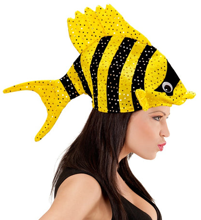 Yellow Tropical Fish Hat