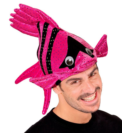 Pink Tropical Fish Hat
