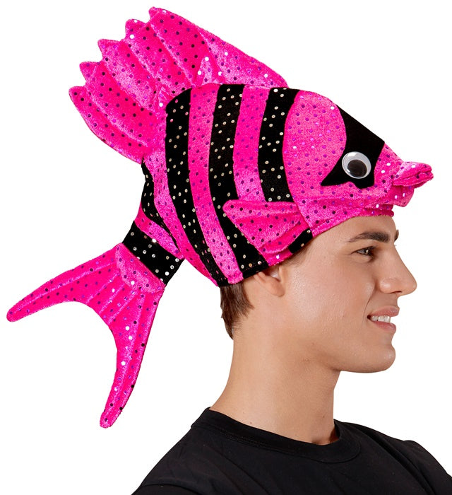Pink Tropical Fish Hat
