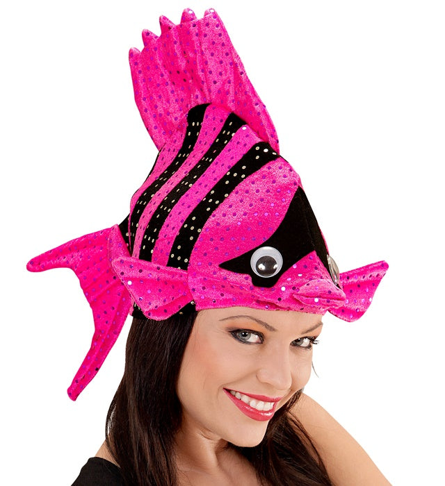 Pink Tropical Fish Hat