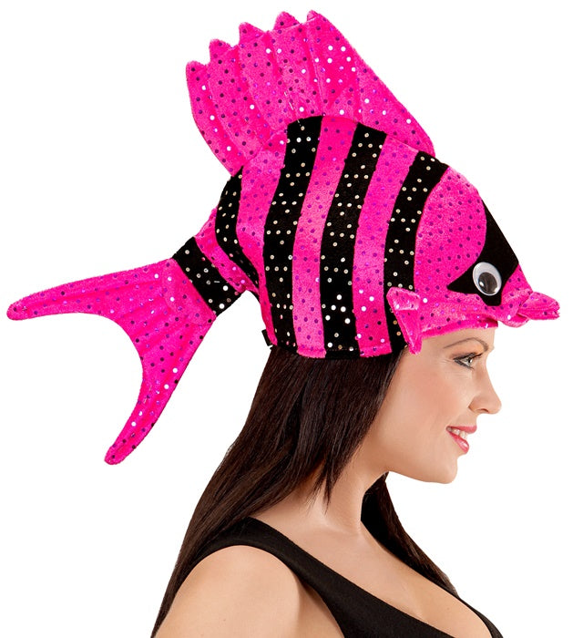 Pink Tropical Fish Hat