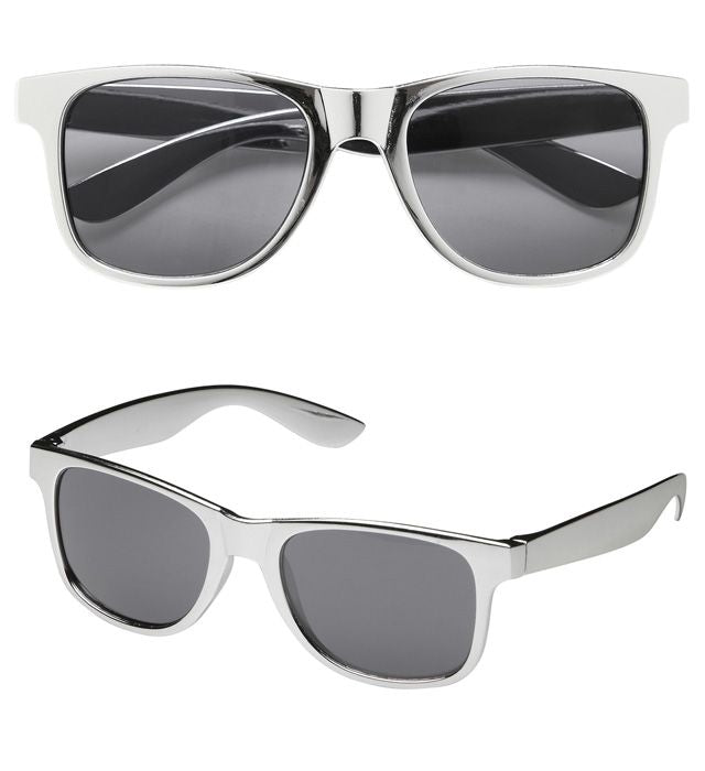 Metallic Silver Glasses