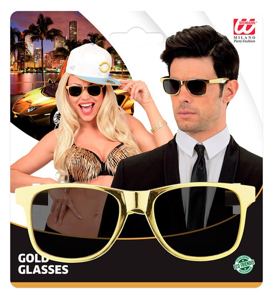 Metallic Gold Glasses