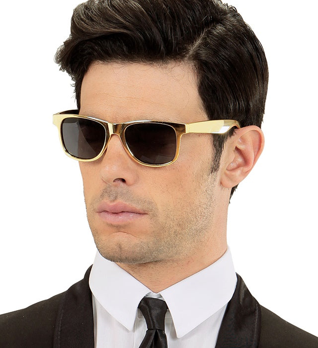 Metallic Gold Glasses