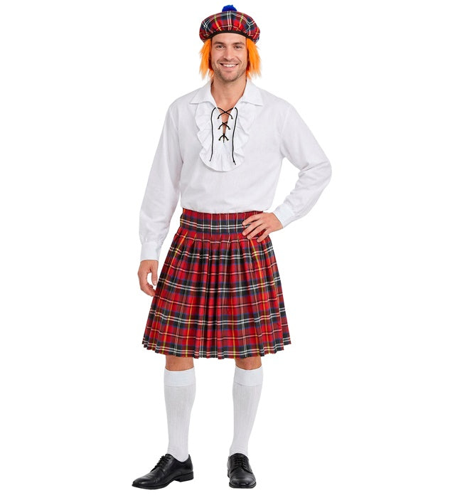 Scotsman  Kilt, Hat With Hair 