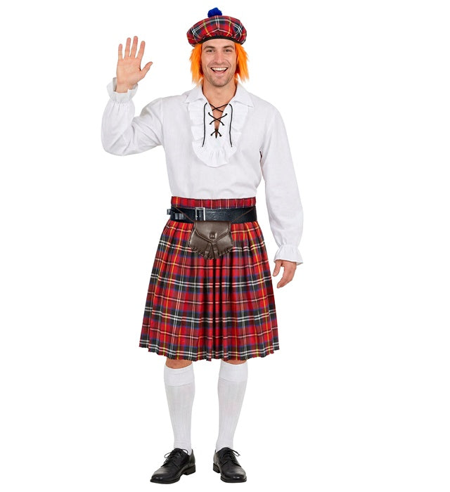 Scotsman  Kilt, Hat With Hair 
