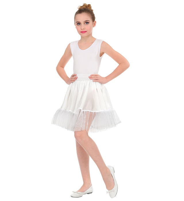 White Petticoat Skirt Child Size