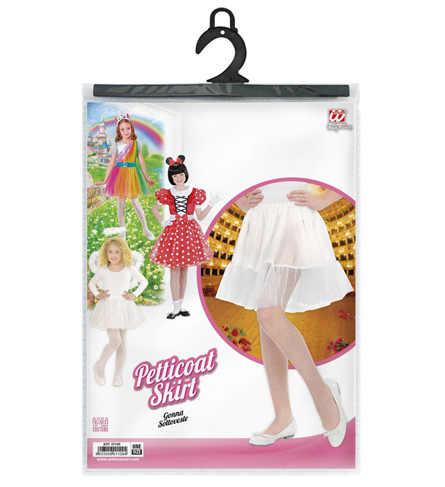 White Petticoat Skirt Child Size
