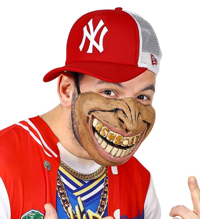 Rapper Half Face Chin Mask