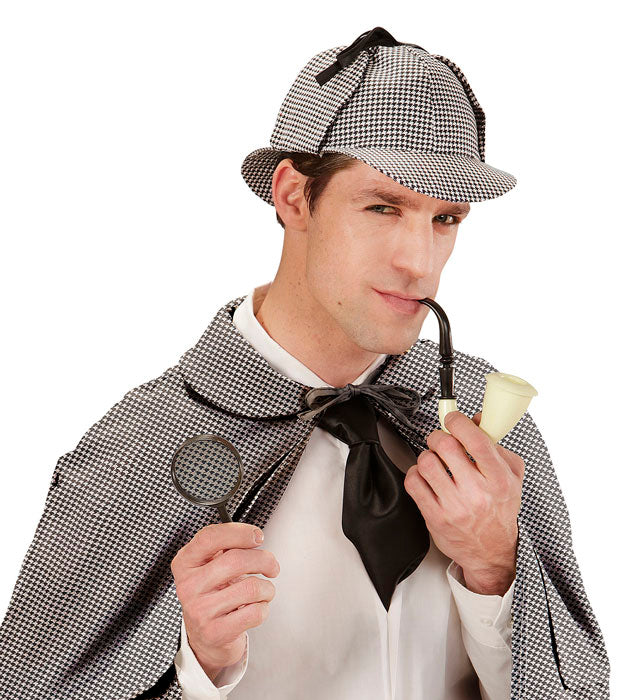 Detective  Hat, Pipe, Magnifyinglens 