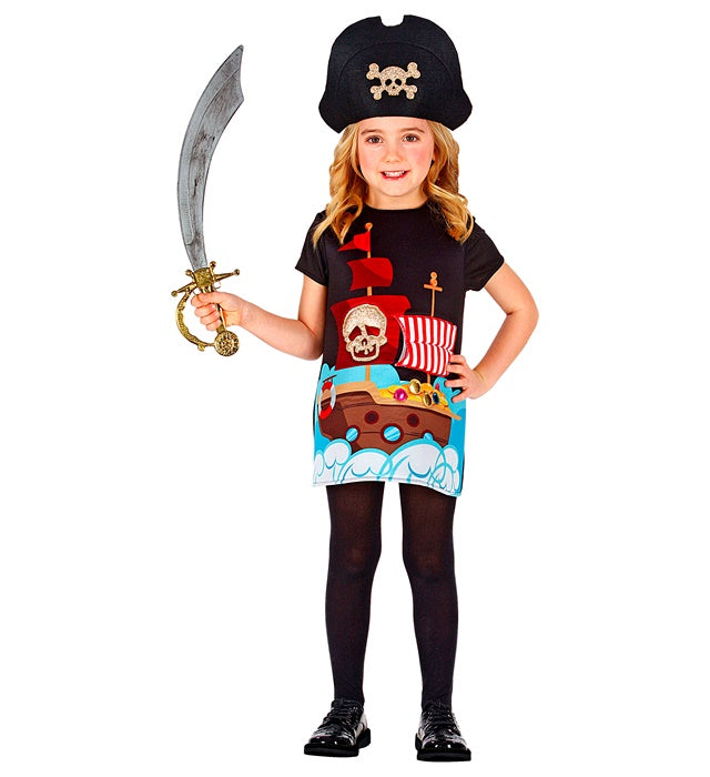 Pirate Captain  Dress, Hat 