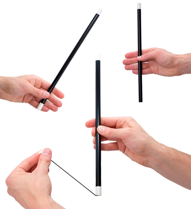 Magic Trick Wand With Removable Caps  & Strand Inside 33 Cm - For Children & Adults